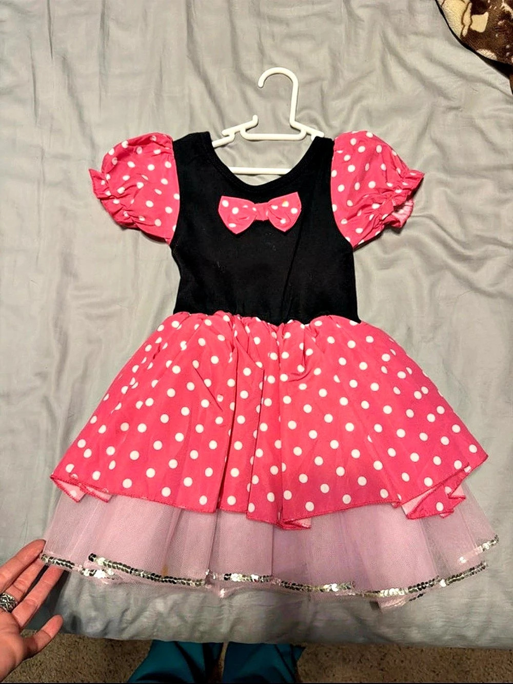 Kids Pink & Black Micky Costume